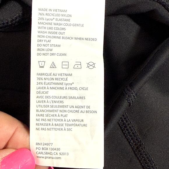 Prana Women's Electa Short II 10" Inseam High Rise Pockets - Black - Small - $69 - Picture 8 of 8